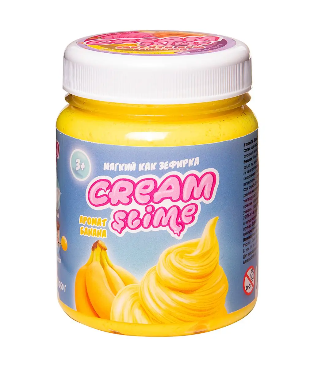 Cream-Slime с ароматом банана - фото