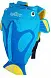 Рюкзак для бассейна и пляжа Коралловая рыбка (голубой) - фото 2