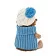 Ёжик Колюнчик в шапке с голубым помпоном (15 см) - фото 4