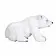 Белый медвежонок сидящий - фото 3