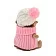 Ежинка в шапке с розовым помпоном (15 см) - фото 4