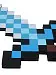 Minecraft 8Бит Меч Королевский алмазный 60см - фото 3