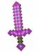 Minecraft 8Бит Меч Зачарованный фиолетовый пиксельный 45 см - фото 2