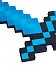Minecraft 8Бит Меч Алмазный 30 см - фото 3