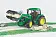 Трактор John Deere 6920 зеленый с ковшом - фото 3