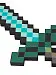 Minecraft 8Бит Меч Aqua 60 см - фото 3