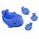 Набор игрушек для купания Дельфин с дельфинчиками, 4 шт. - фото 4