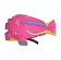 Рюкзак для бассейна и пляжа Коралловая рыбка (розовый) - фото 5