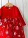 Платье "Снежинки на красном" - фото 4
