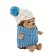 Ёжик Колюнчик в шапке с голубым помпоном (15 см) - фото 3