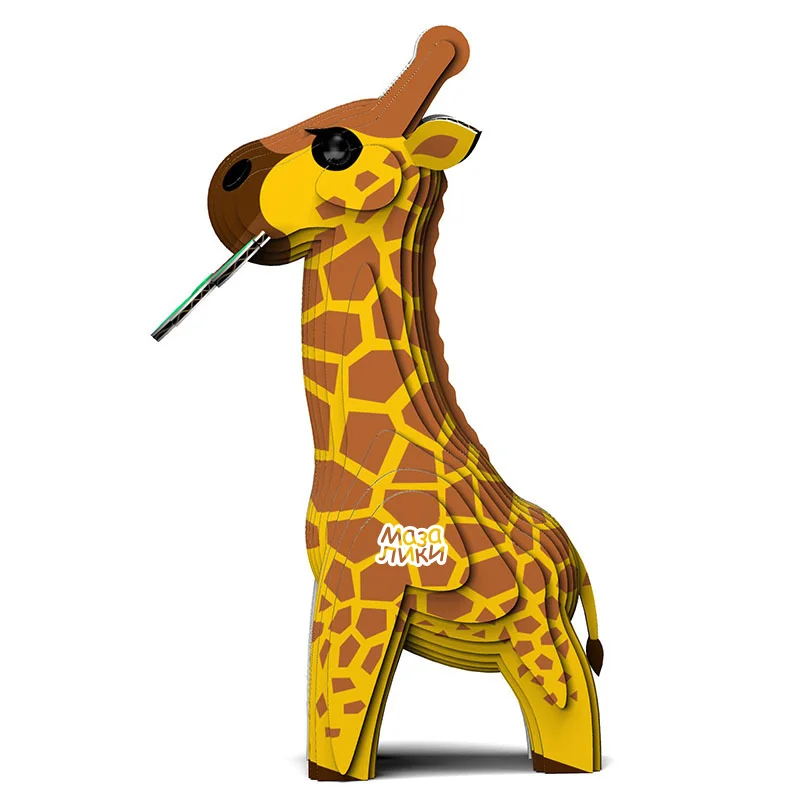 Сборная 3D игрушка "Жираф" - фото