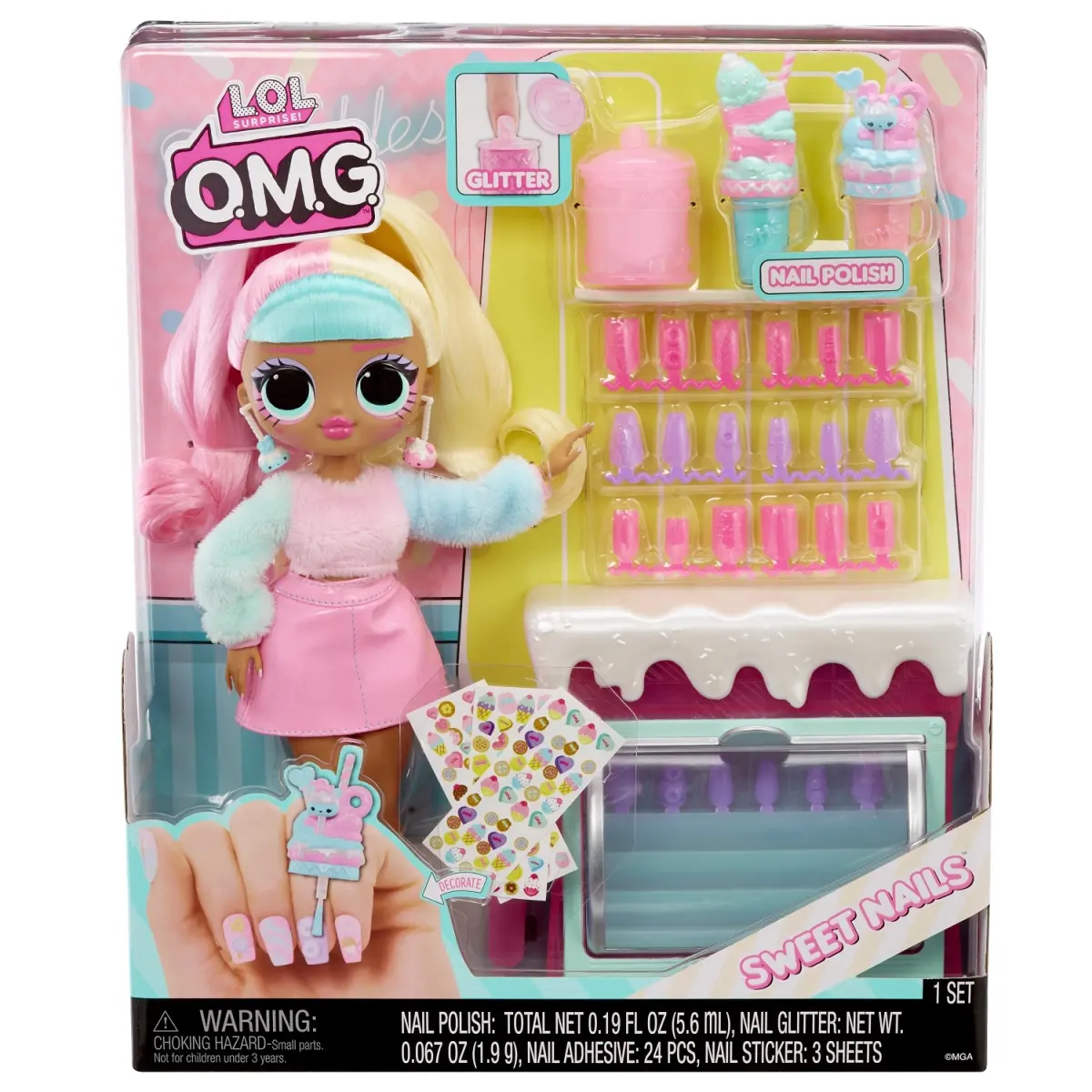 Кукла OMG Sweet Nails Candylicious - фото