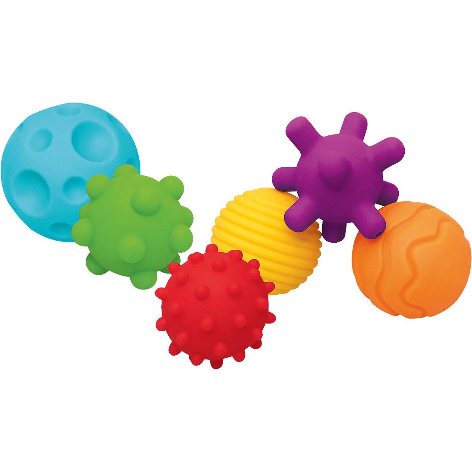 Развивающие игрушки Тактильные мячики Sensory - фото