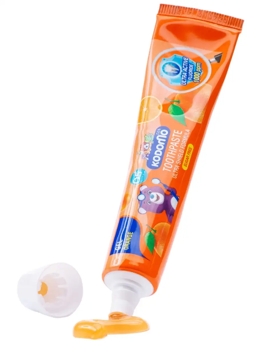 Гелевая зубная паста Апельсин с 6 месяцев - фото