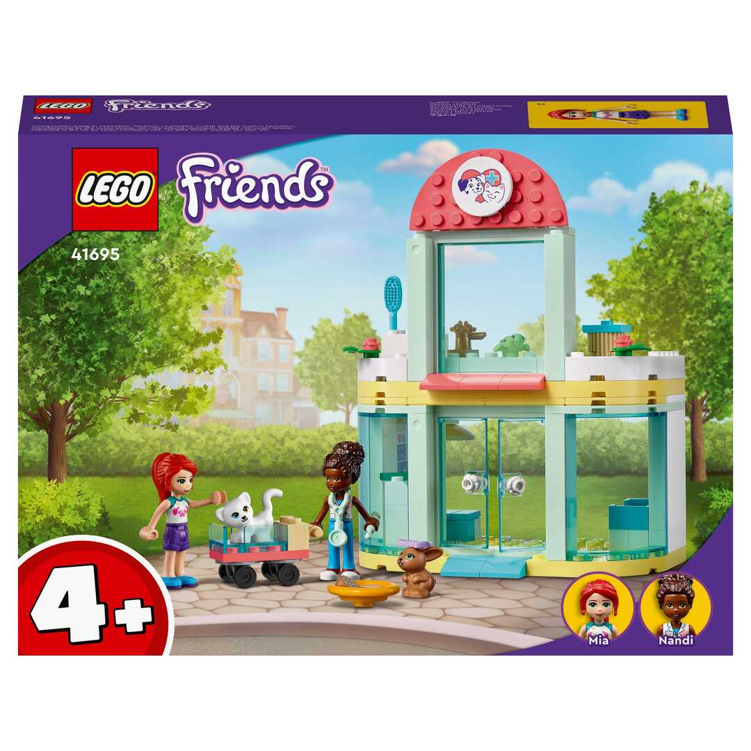 Friends Клиника для домашних животных Lego 41695 - купить за 2999 рублей  рублей в интернет-магазине Юниор