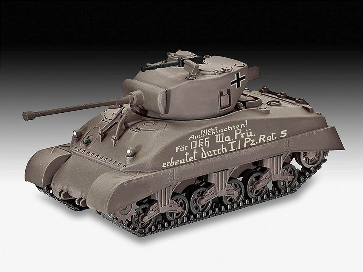 Американский средний танк Sherman M4A1 (1:72) Revell 03290 - купить за 3190  рублей рублей в интернет-магазине Юниор