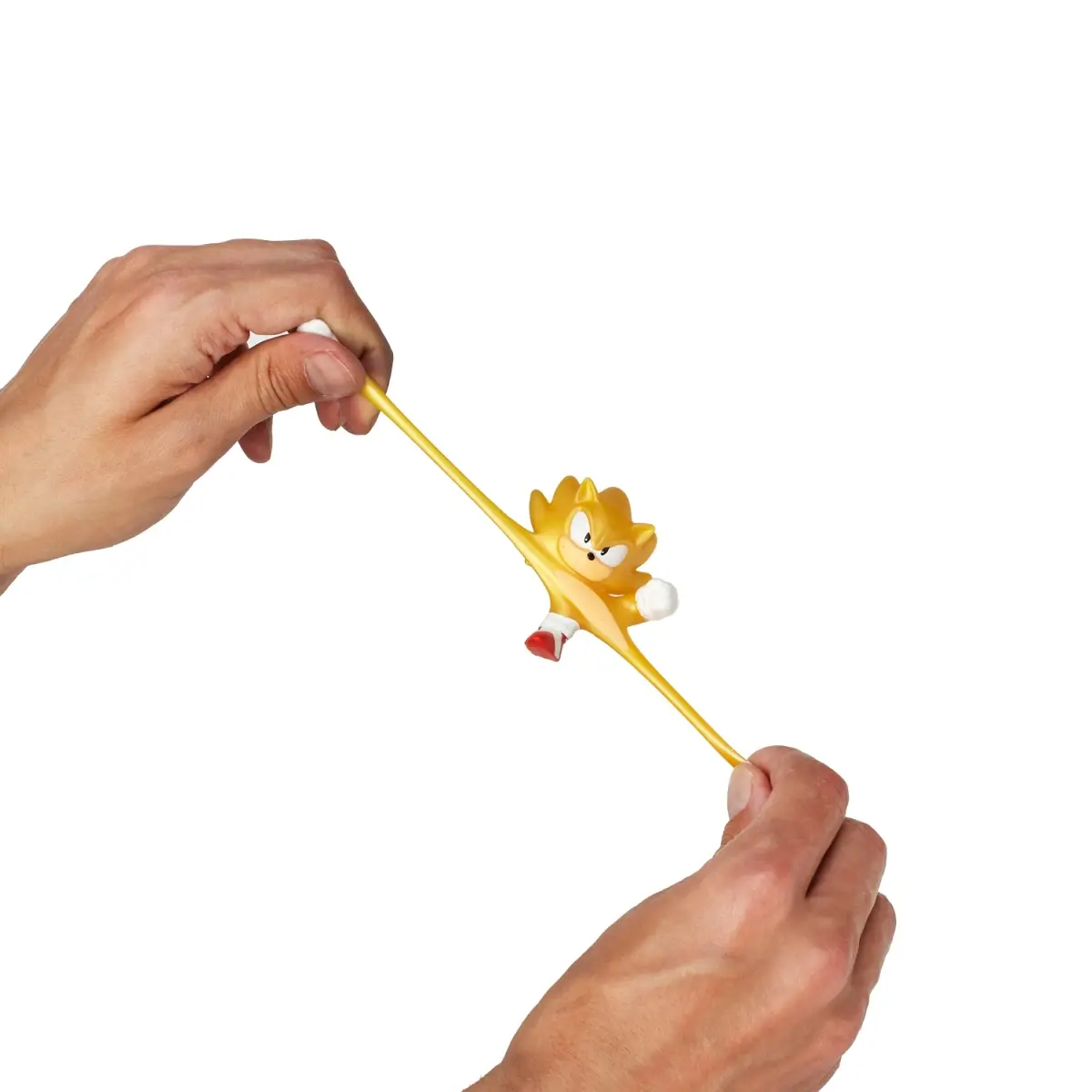 Тянущаяся фигурка Sonic Соник золотой мини - фото