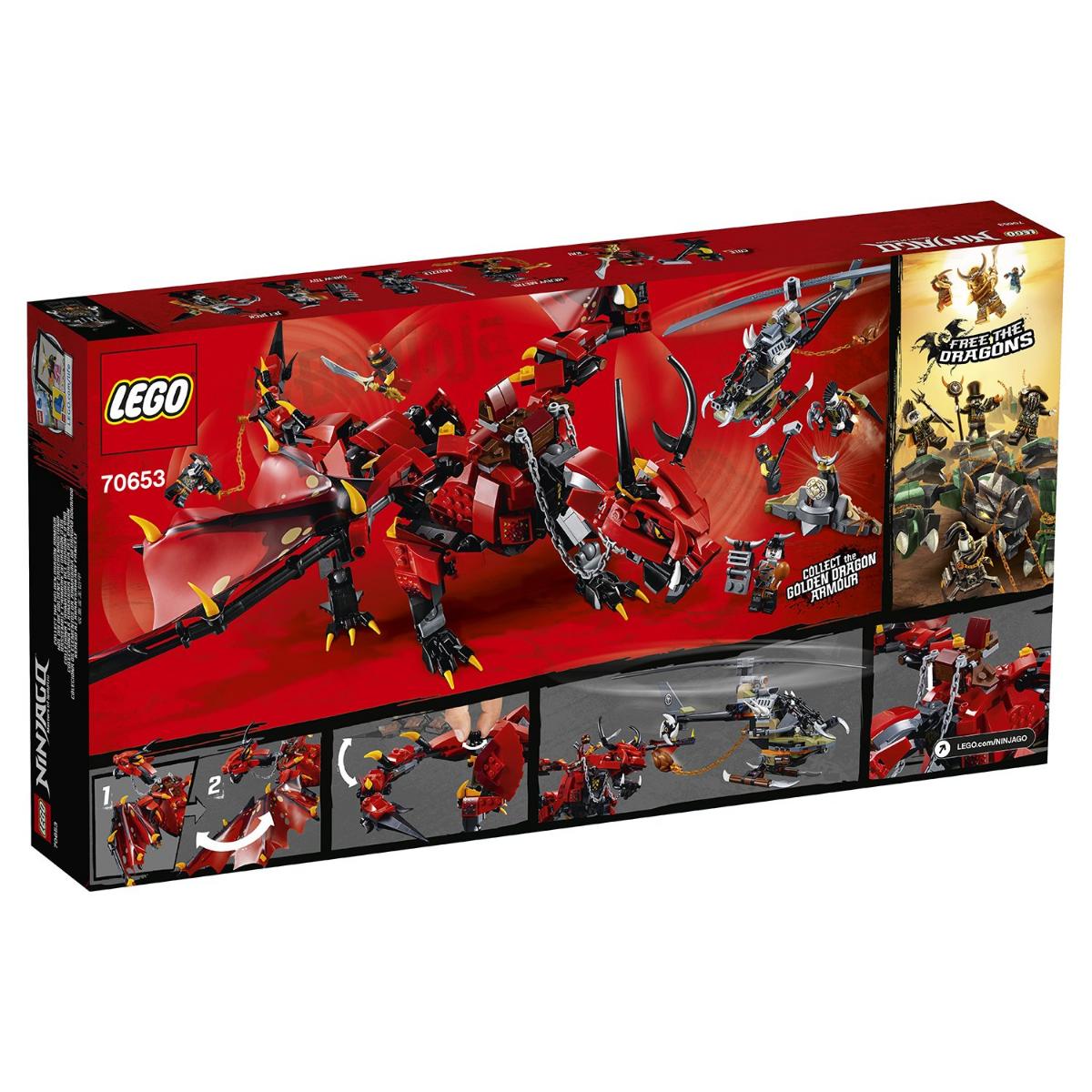 Ninjago Первый страж Lego 70653 - купить за 5499 рублей рублей в  интернет-магазине Юниор