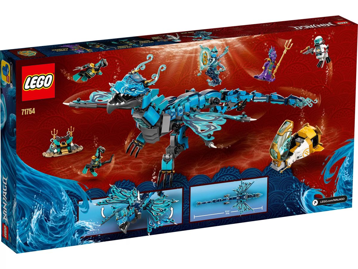 Ninjago Водный дракон Lego 71754 - купить за 6499 рублей рублей в  интернет-магазине Юниор