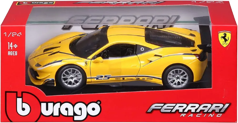 Гоночная машинка Ferrari 488 Challenge, 1:24 - фото