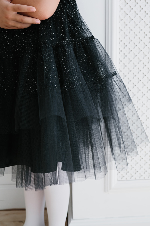 Одежда для праздника Платье "Черный лебедь" - фото