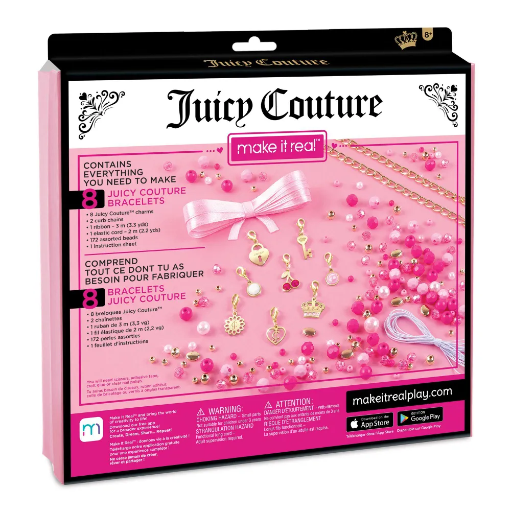 Создай свои браслеты "Идеально розовый JuicyCouture" - фото
