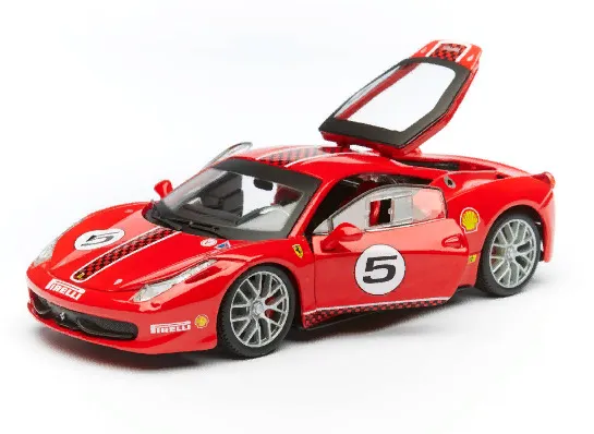 Гоночная машинка Ferrari 458 Challenge, 1:24 - фото