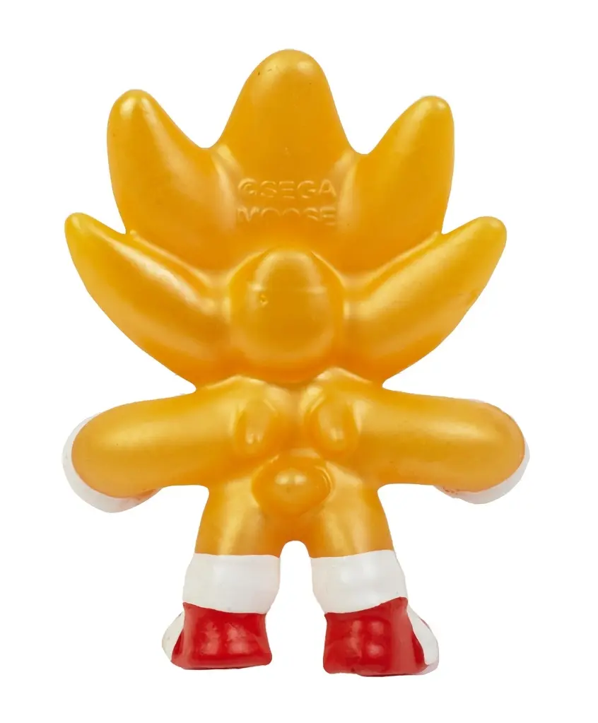 Тянущаяся фигурка Sonic Соник золотой мини - фото