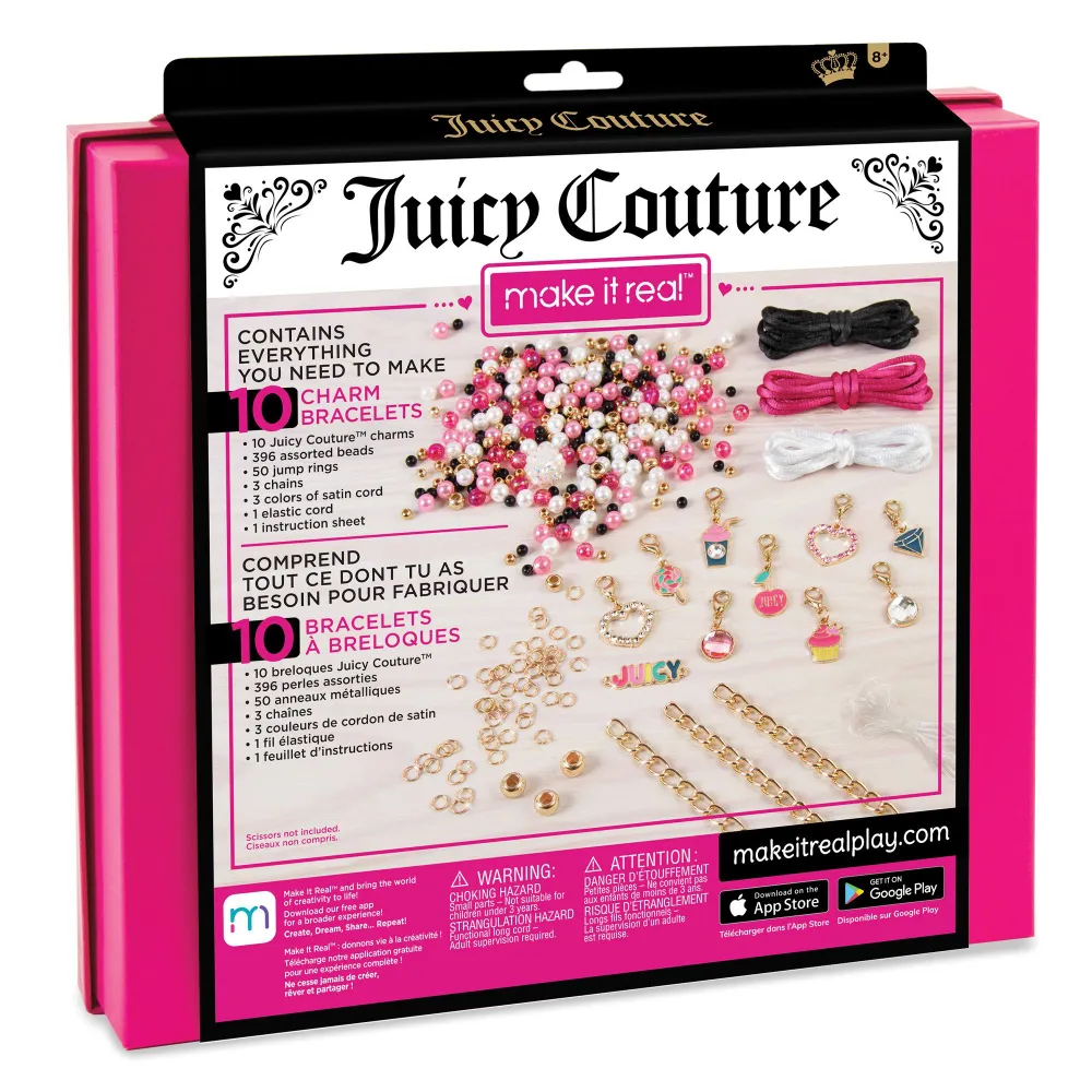 Создай свои браслеты "Розовая роскошь JuicyCouture" - фото