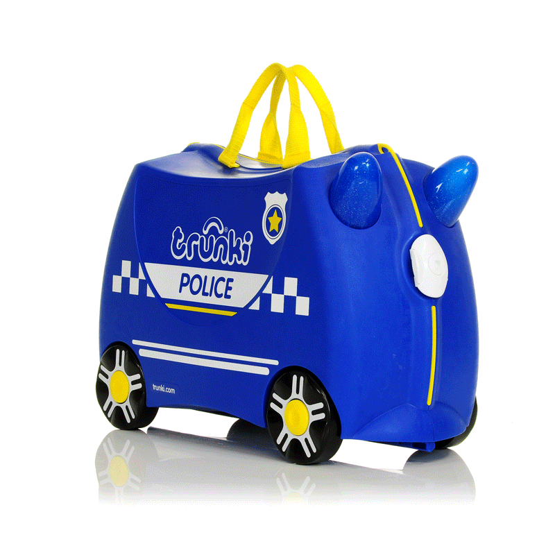 Чемодан на колёсиках Полицейская машина Перси - фото