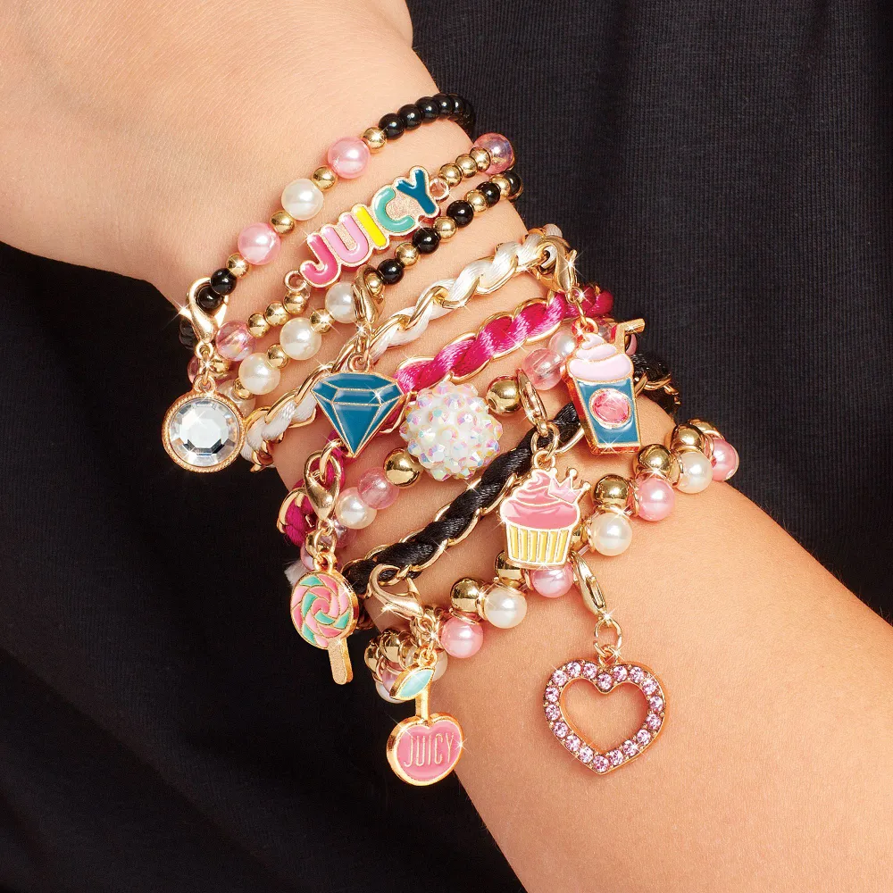 Создай свои браслеты "Розовые драгоценности JuicyCouture" - фото