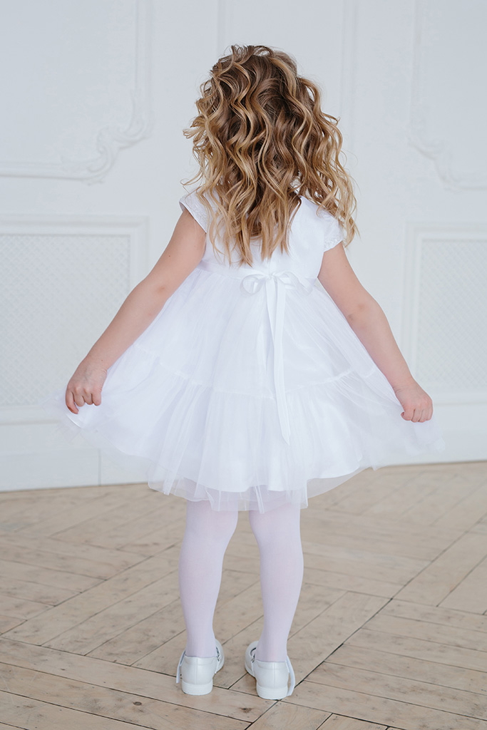 Одежда для праздника Платье "Белый ангел" - фото
