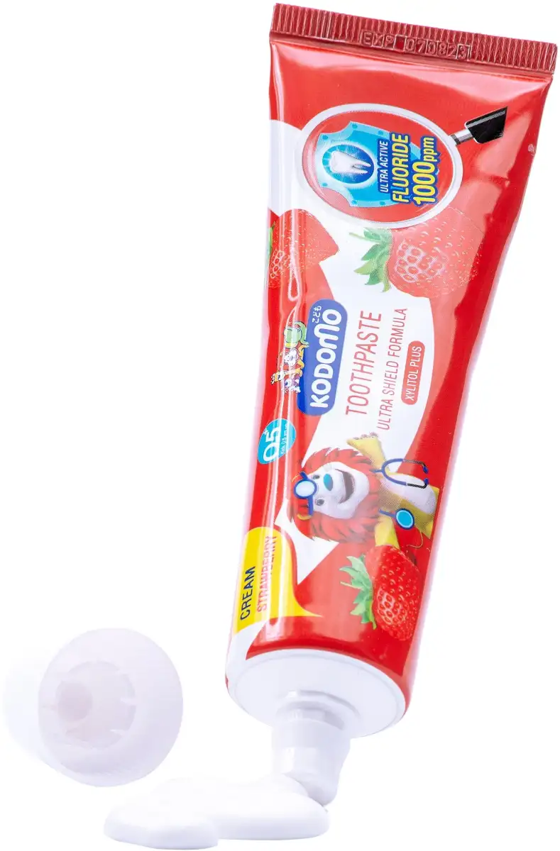 Зубная паста Клубника с 6 месяцев - фото