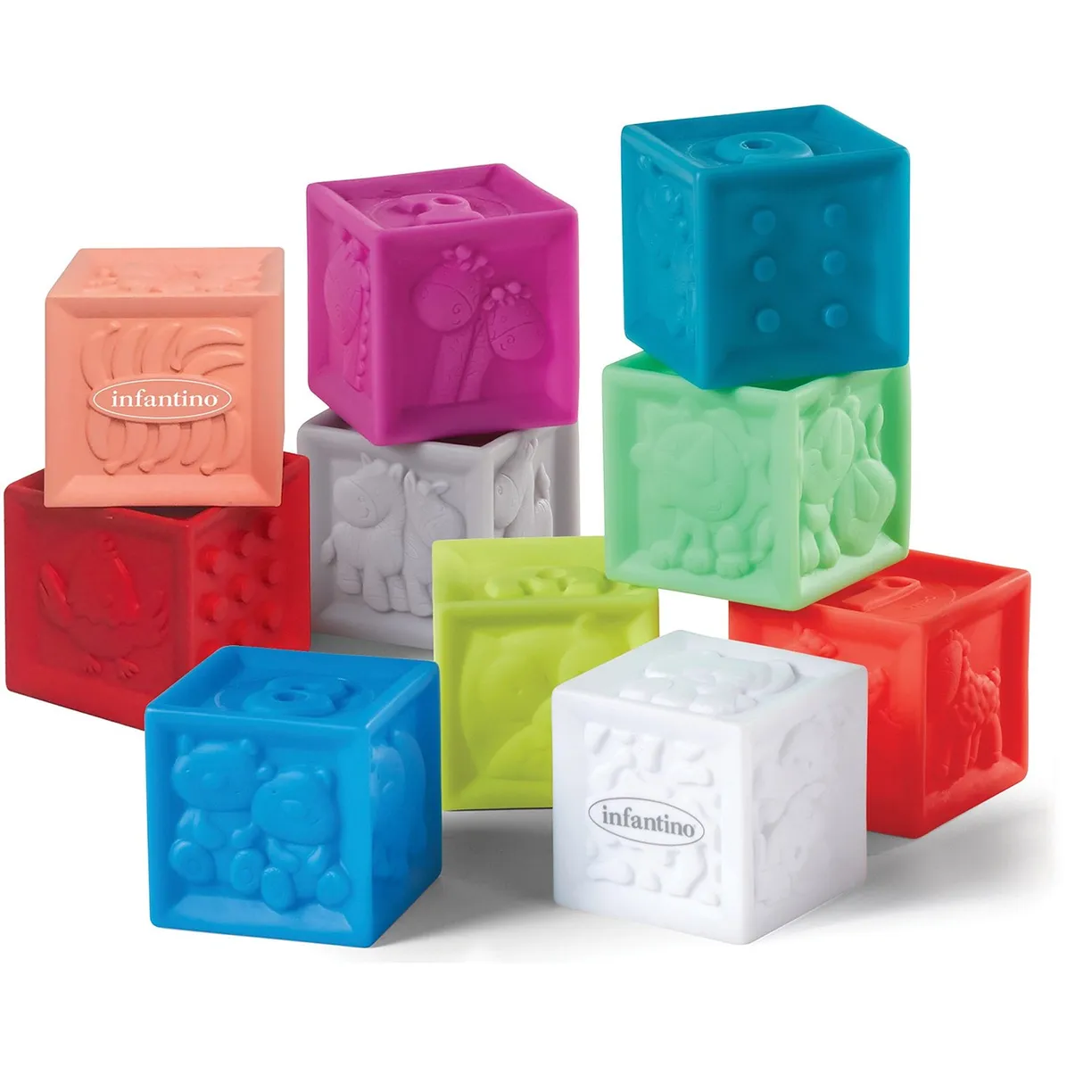 Развивающие кубики "Squeeze & Stack" - фото