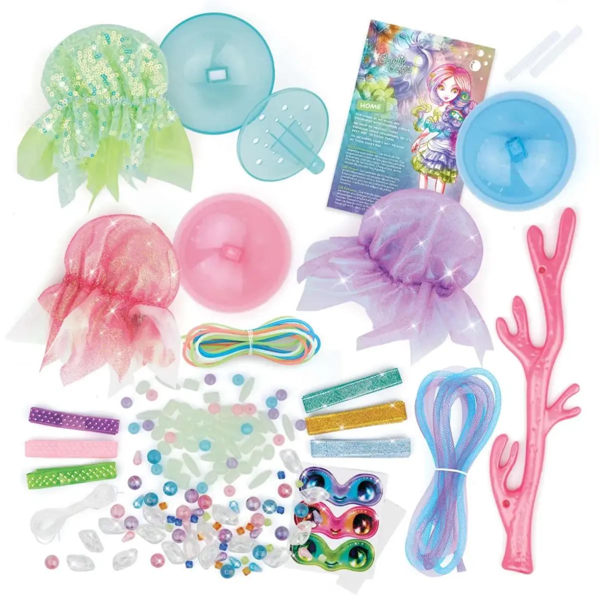 Набор для творчества "Сверкающие медузы" - фото