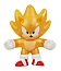 Тянущаяся фигурка Sonic Соник золотой мини - фото 2