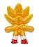 Тянущаяся фигурка Sonic Соник золотой мини - фото 3